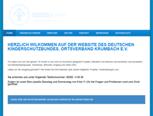 Tablet Screenshot of ksb-krumbach.de